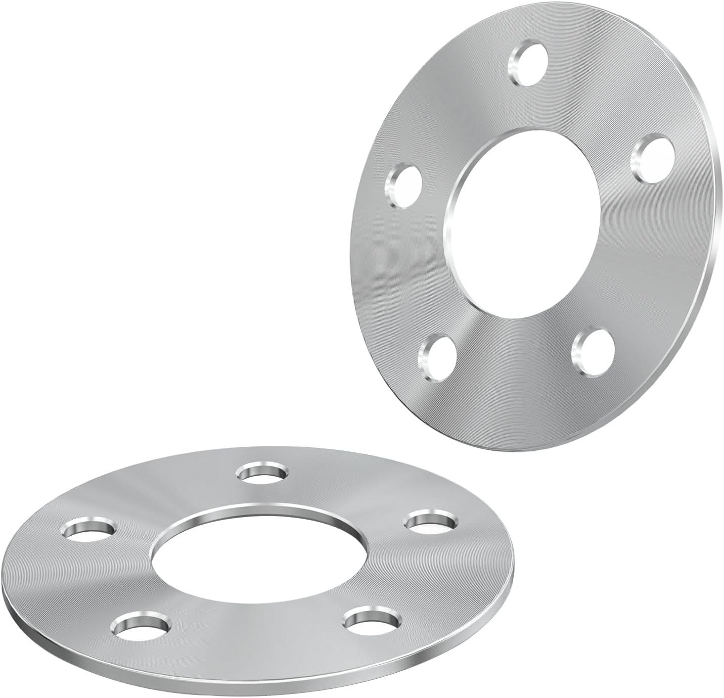 Customadeonly 2pcs 3mm Hubcentric Wheel Spacers 5x108 | 63.4mm Hub | Silver | to Widen Stance, Offset Correction & Appearance Enhancing | for Ford Fusion, Jaguar F-Type