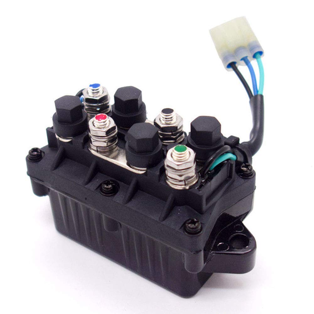 Universal Winch Solenoid Relay Switch Assembly for Arctic Cat ATV Warn Winch 0409066 0409-066