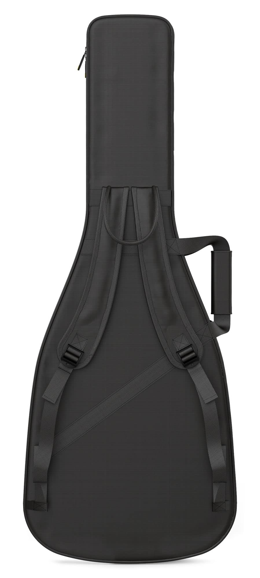 MONKEY LOOP Jumping - Custodia per chitarra con imbottitura da 18 mm, borsa per chitarra, tre tasche esterne, cinghie regolabili, materiale impermeabile