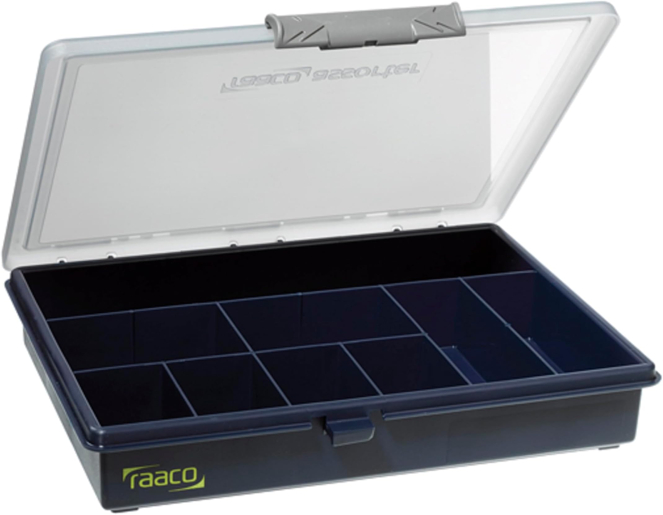 136150 59 Assortment Box with 9 compartments, Blue