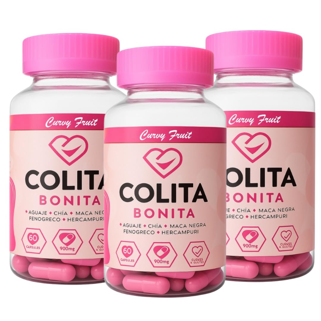 Amazon.com: Curvy Fruit Colita Bonita | Aguaje + Black Maca + Fenugreek | Herbal Supplement for Women | Natural Balance & Wellness Support – 3 Month Supply (Full Treatment) : Health & Household