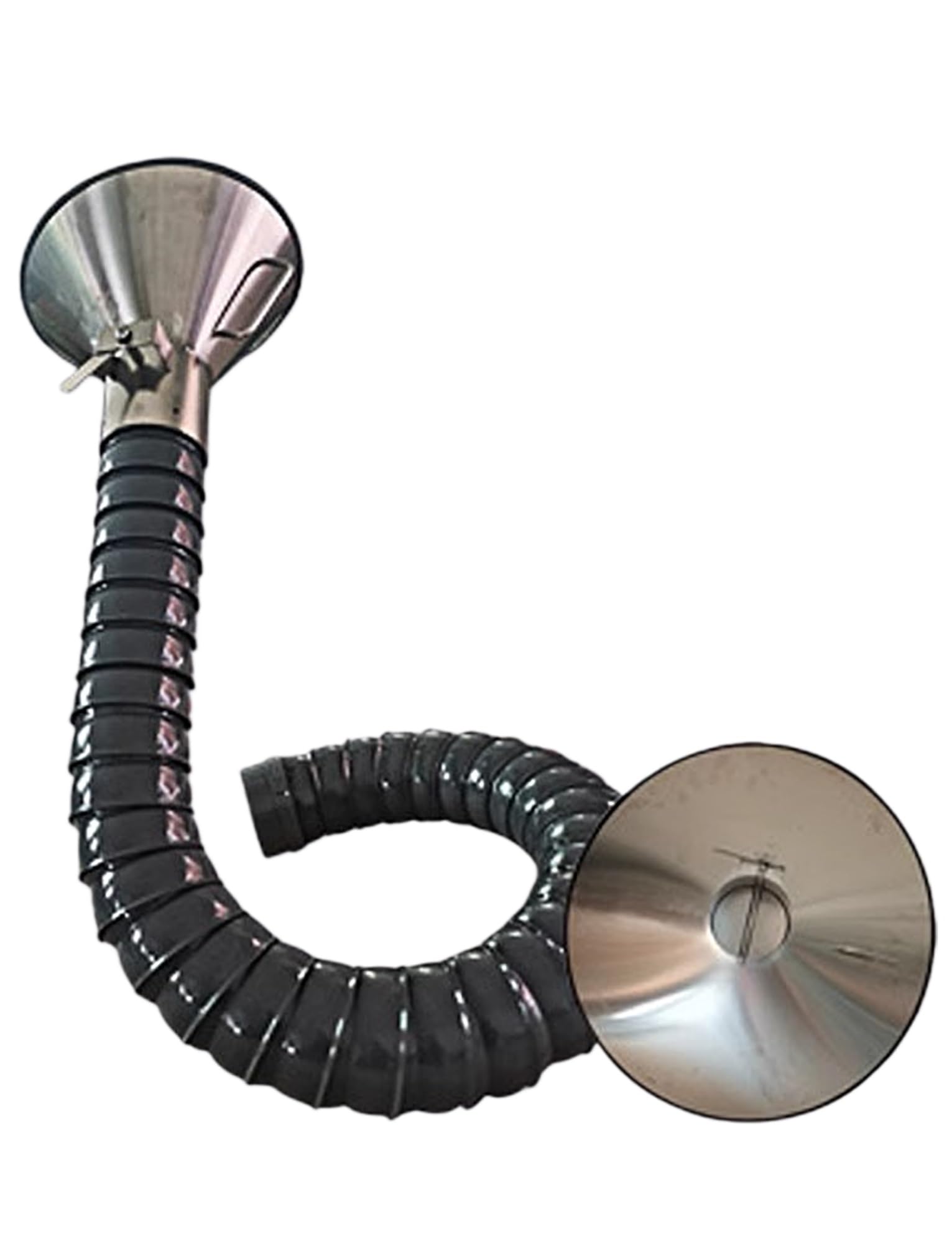 LVSEWOA Flexible Articulated Fume Extractor Arm, 3.3/4.9/6.6/8.2 ft Hose for Welding Smoke, Laboratory, 360° Swivel Industrial Ventilation(100mm,250cm)