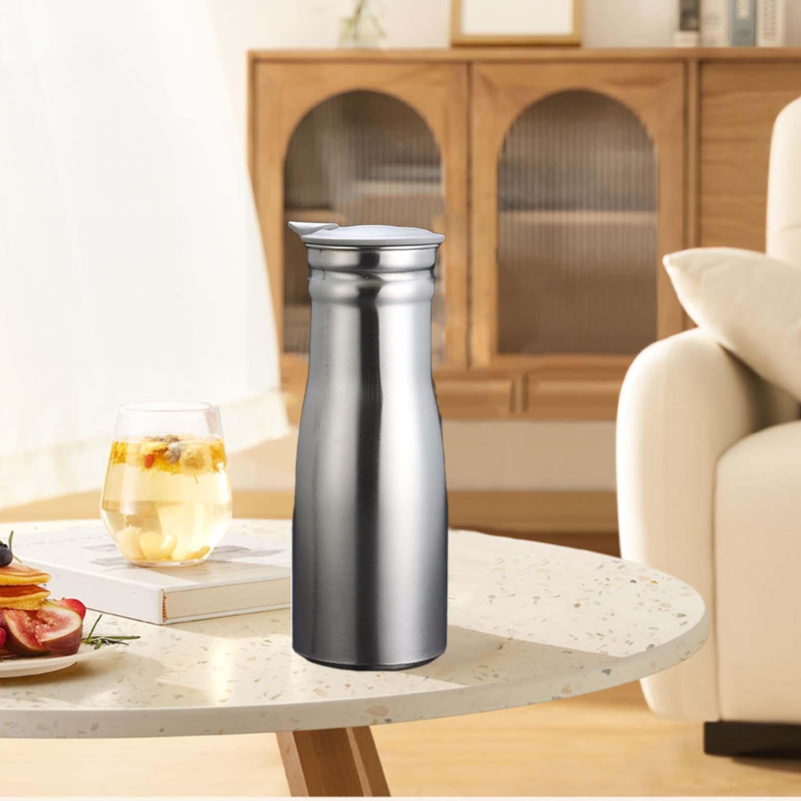 Amazon.co.jp: Perfk ステンレスウォーターポット 冷水筒 1L