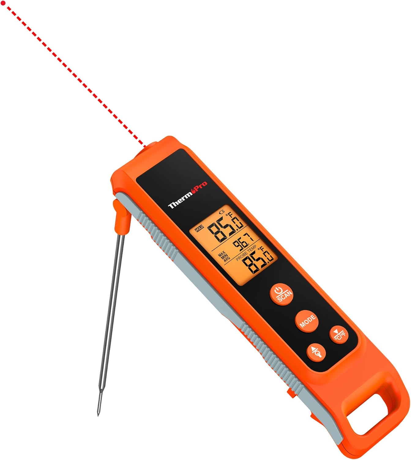 ThermoPro TP420 2-in-1 Instant Read Thermometer for Cooking