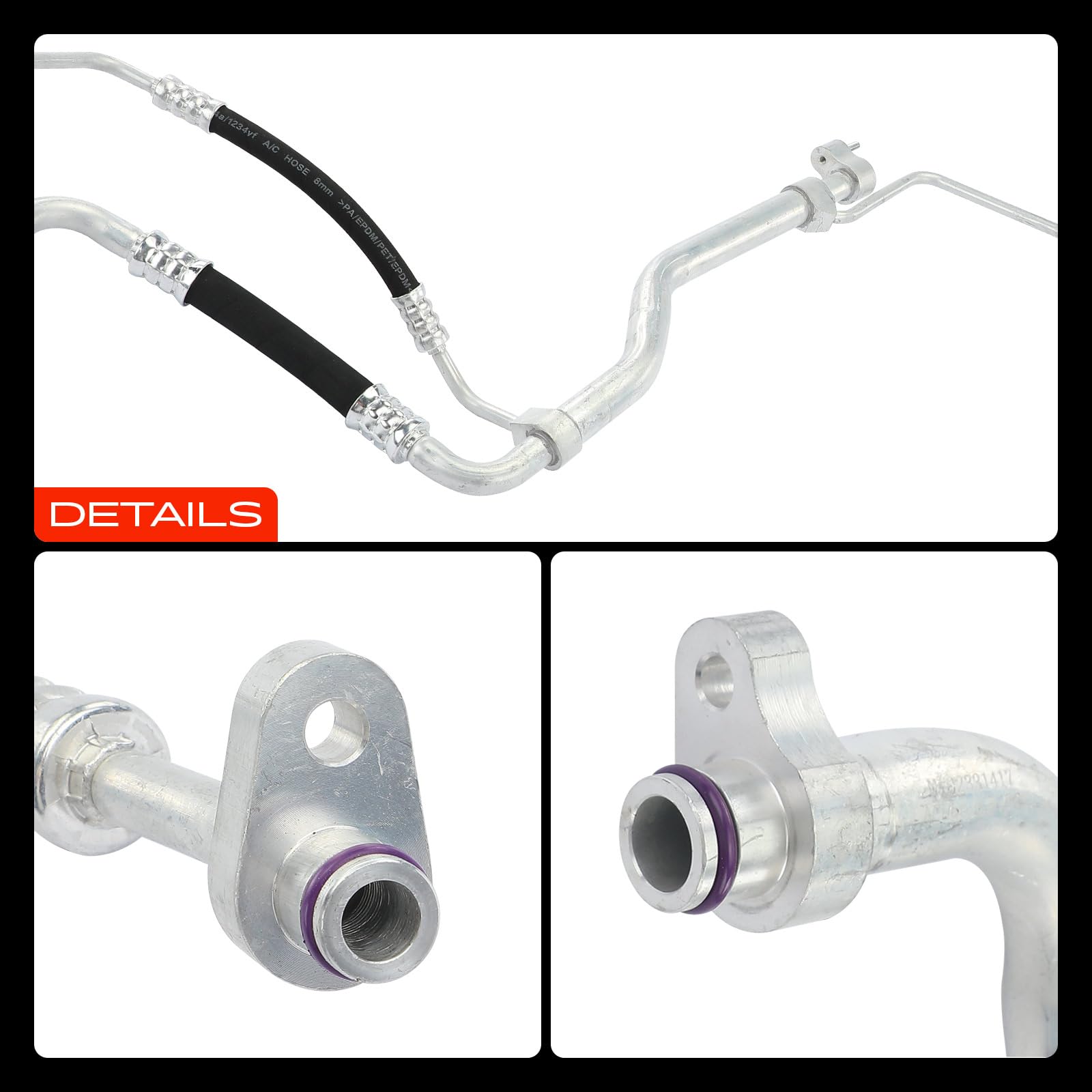 Frankberg Klimaleitung Klimaschlauch Kompatibel mit GL-Klasse X166 GL 350-500 GL 63 AMG GLE W166 250-500 AMG 63 AMG 63 S GLE Coupe C292 350-500 AMG 63 AMG 63 S Replace# 1668300100