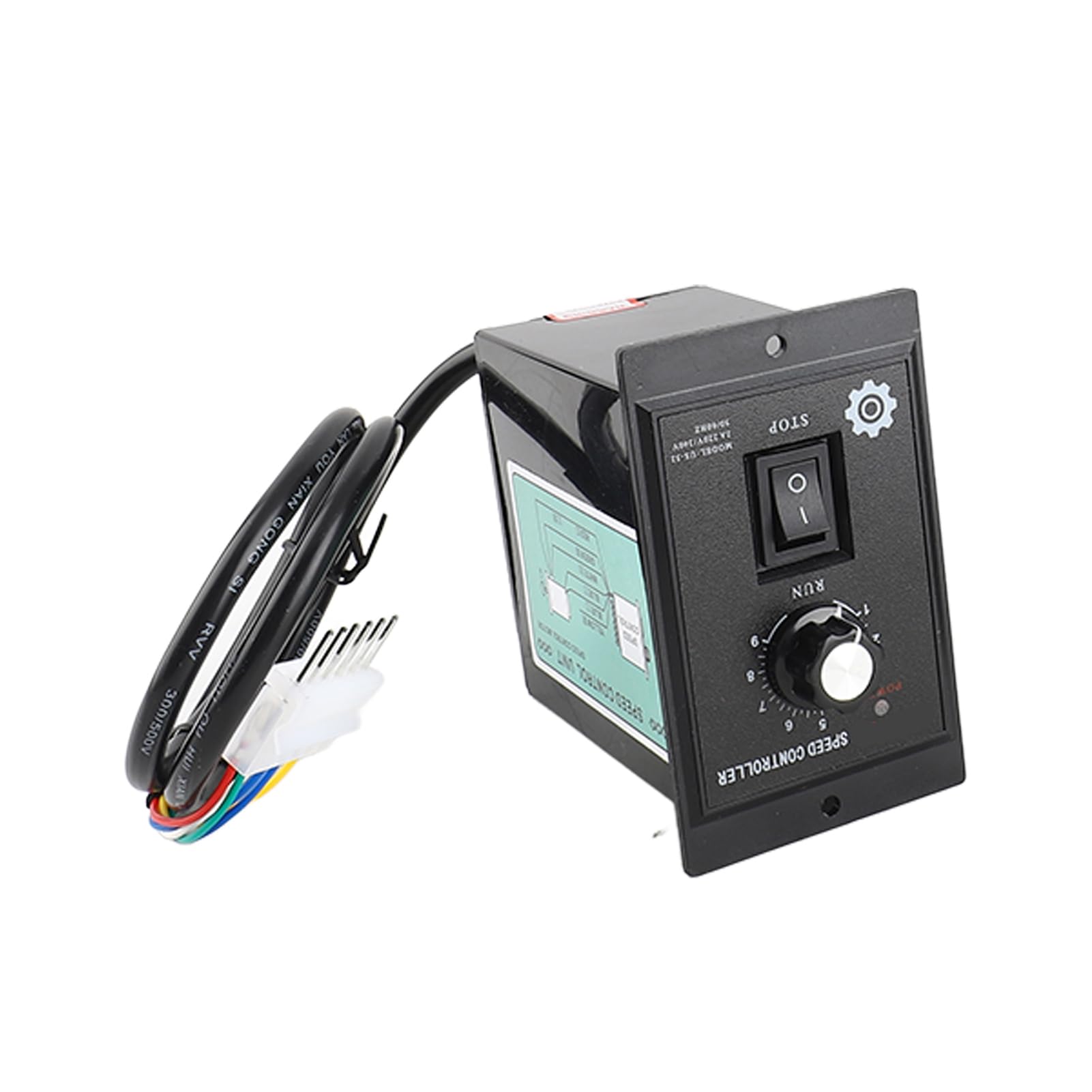Semme Motor de Engranaje Asíncrono Monofásico de CA 40 W con Velocidad Vibración de bajo Ruido Energéticamente Eficiente para Máquinas Herramienta de Embalaje e Industrias de Transporte (Relación de