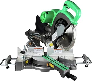 Metabo HPT C10FSHS 10-Inch Sliding Dual Compound Miter Saw with Laser Guide, Double Bevel, 12 Amp Motor