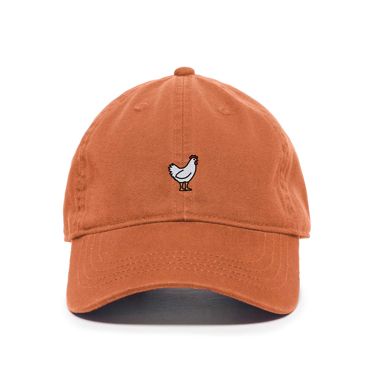 Tech Design Chicken Embroidered Baseball Cap Cotton Adjustable Dad Hat
