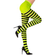 W WIDMANN MILANO Party Fashion – Collant, a righe o a pois, 70 DEN, Halloween, costumi di carnevale