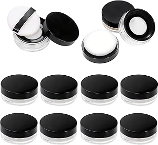 Covzoe 8 recipientes de polvo sueltos de 0.35...