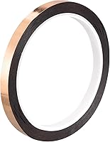 Vista 6 de MECCANIXITY Cinta de película de poliéster metalizado, 0.35 pulgadas x 54.6 yardas. Cinta adhesiva de decoración con acabado de espejo para detallar