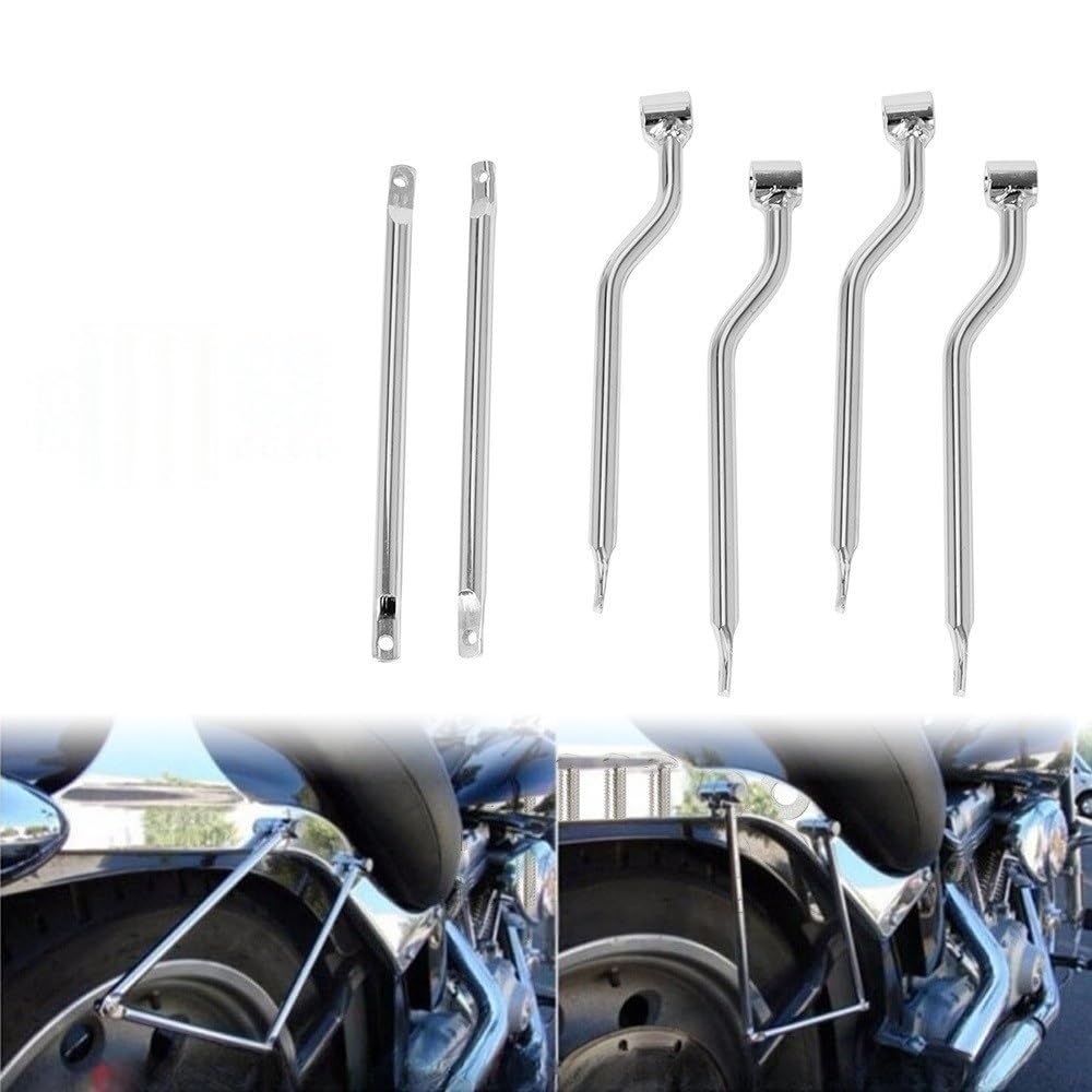 Support Universel pour Sacoche de Selle Moto Support latéral pour Bagages Porte-Bagages