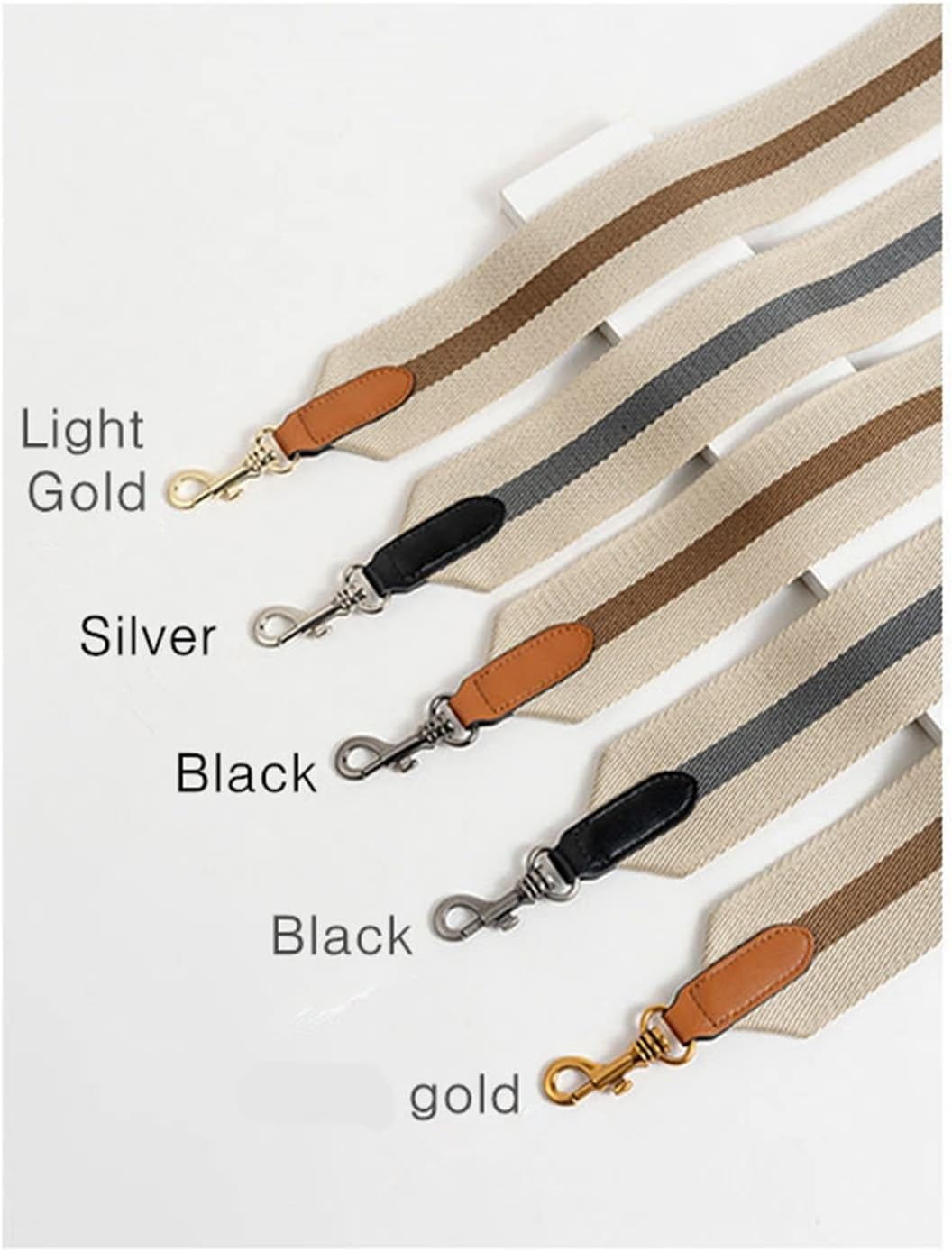財布のストラップの交換 ストライプストラップの大きい幅5cmキャンバスストラップデザイナーメッセンジャーショルダーバッグブリーフケー