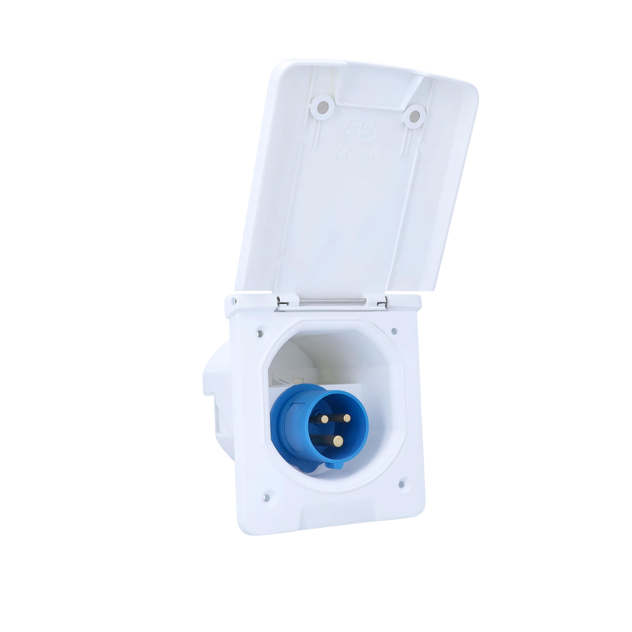 as - Schwabe Caravan Awning Socket with USB-C  USB-A, SAT Connection and 230 V Socket - Caravan Outdoor Socket IP44 for Motorhome  Camper, White