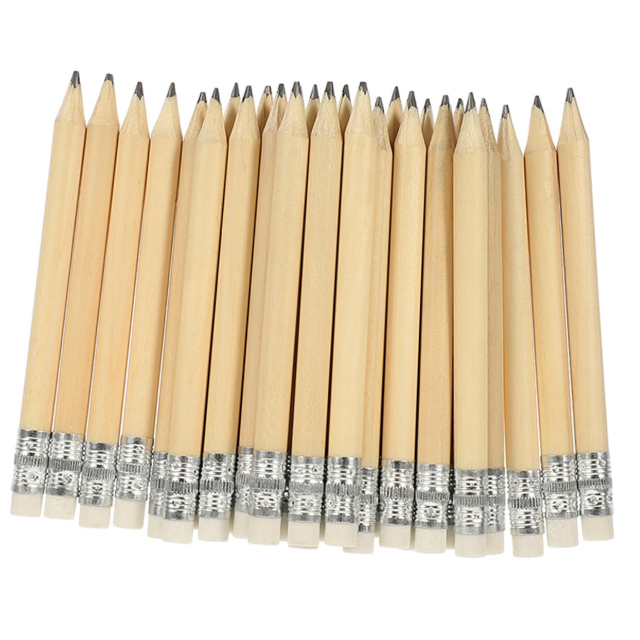 Housoutil 5 series Lápices Redondos Para Artistas Lápices Para Volver A La Escuela Para Escribir Para Dibujar De Carbón Pequeños De 100 piezas x 5