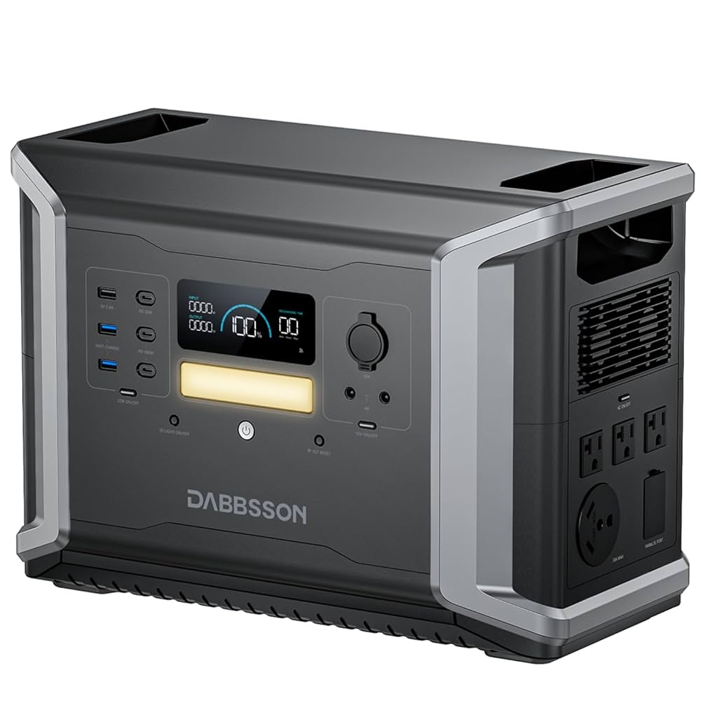 Amazon.co.jp: 【2150Wh大容量】Dabbsson ポータブル電源