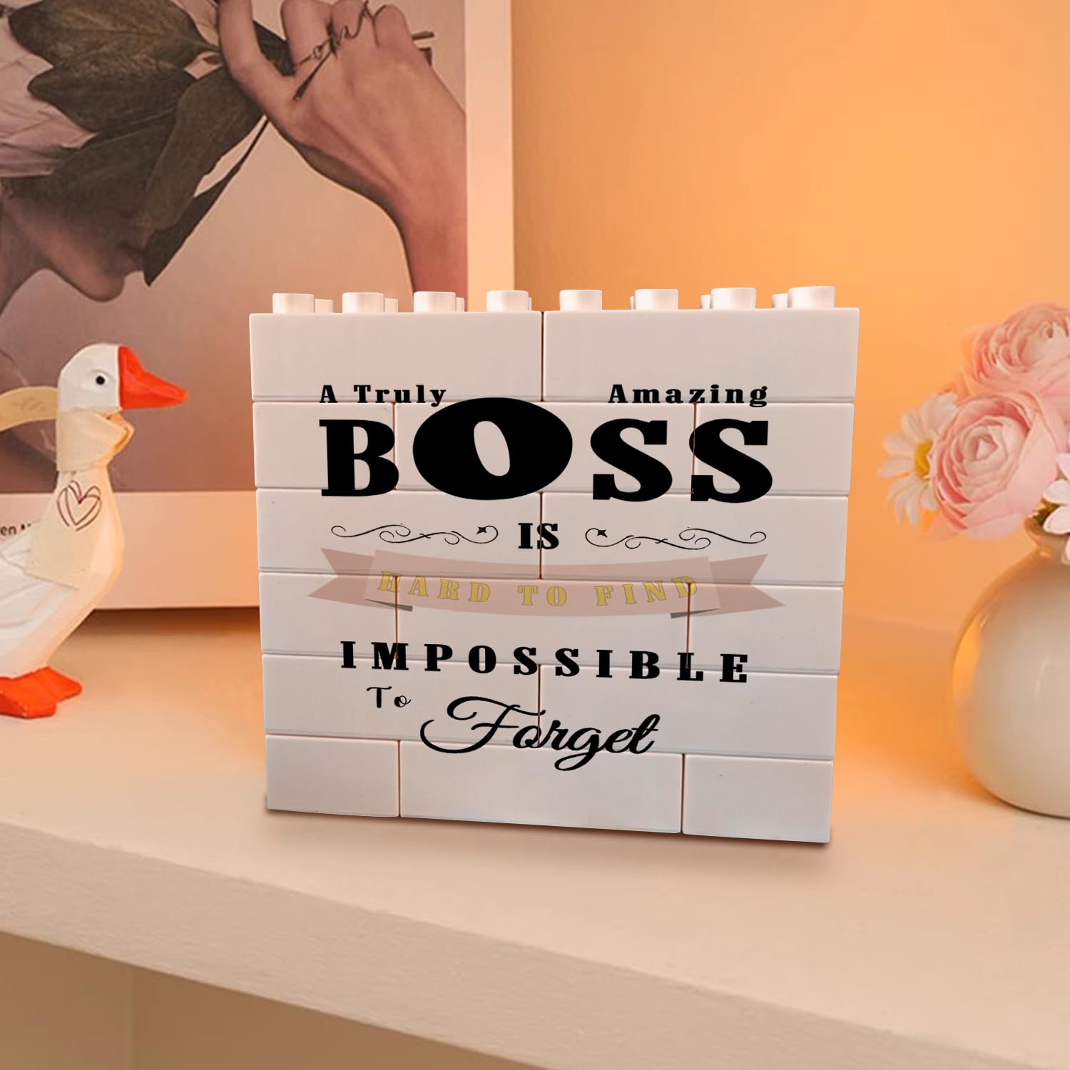 cartello da scrivania in acrilico umoristico  , ieri era la scadenza per le reclami - regalo per colleghi, & donne - con testo , accessorio decorativo per ufficio, promemoria della scadenza