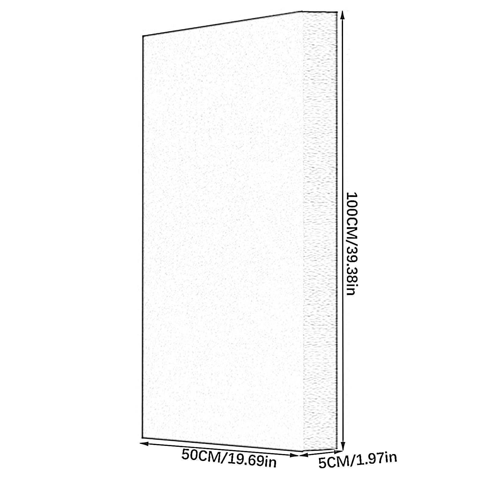 Pannelli in schiuma acustica, schiuma acustica autoadesiva per isolamento acustico, trattamenti acustici per studi di registrazione, imbottitura fonoassorbente per casa/camera da letto/ufficio/KTV (ne