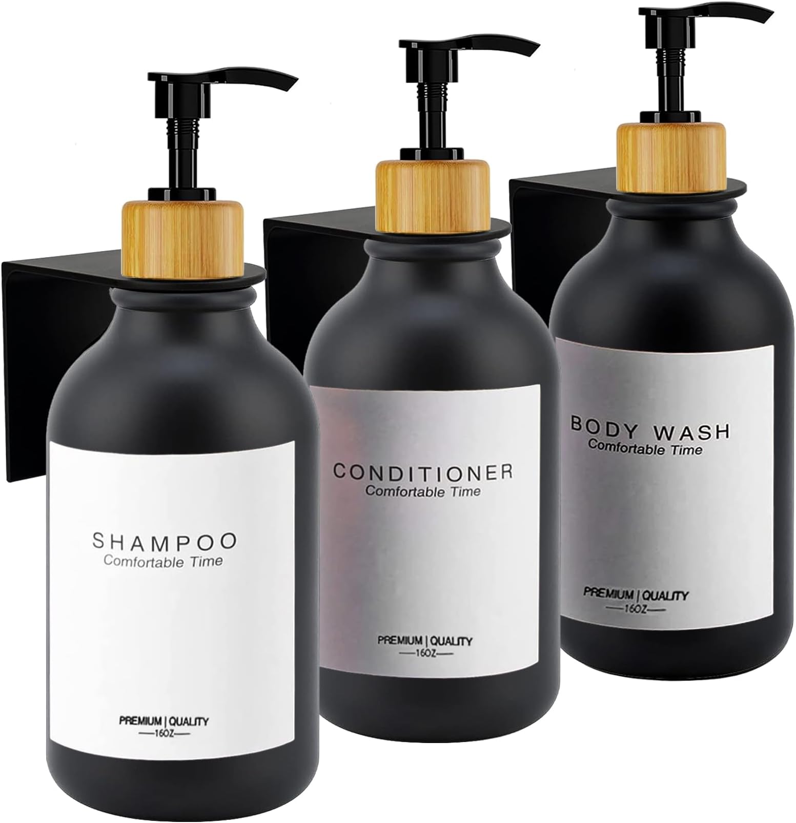 Shampoo Dispenser for Shower Wall Drill Free Shower Soap Dispenser Wall Mount with