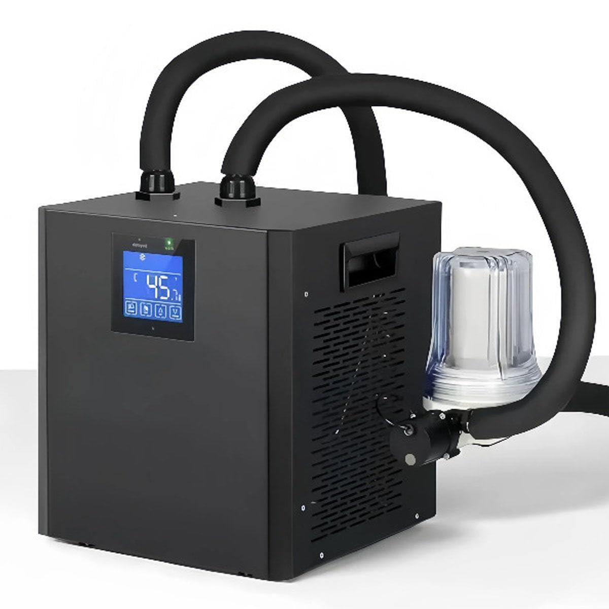 Kit Enfriador Baño Hielo 1/3 HP,Bañera Ice Bath Cold Plunge | Enfriador Inmersión Fría con 2 Bombas,Filtro PP 3 Micrones y Control Remoto,39-122°F Recuperación Muscular