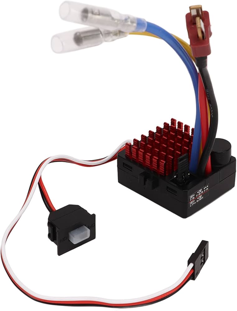 Amazon | ラジコンブラシESC 車船タンクモデルに適用 1/10モデル