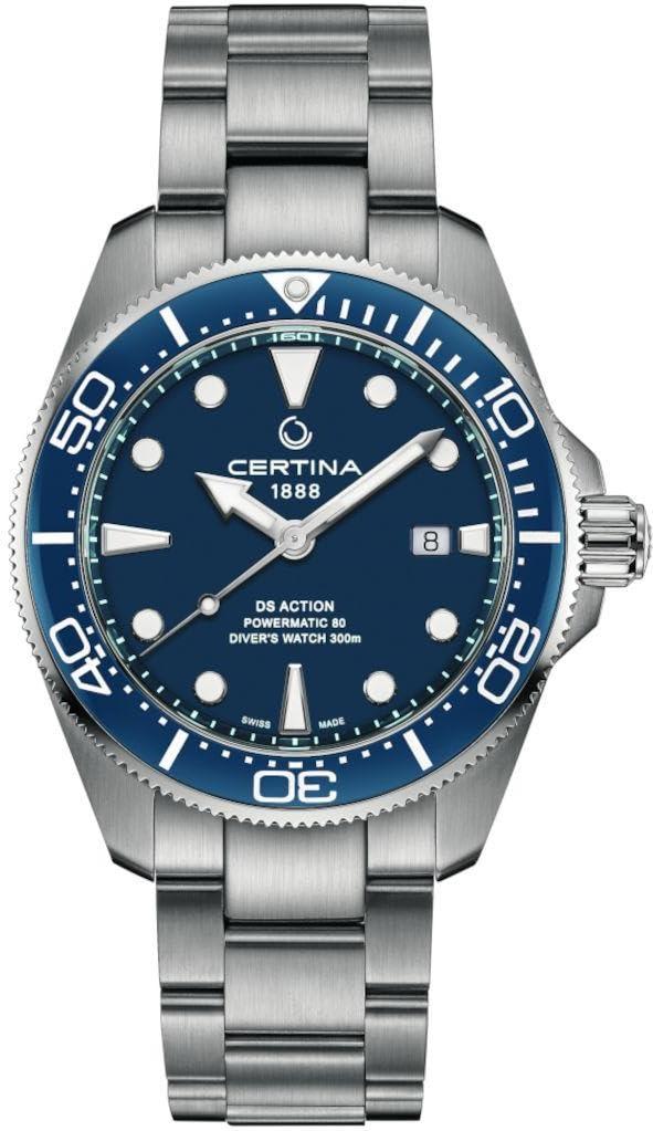 Mens, DS ACTION Diver 43mm, Stainless Steel, Swiss Automatic, Diving Watch, C0326071104100
