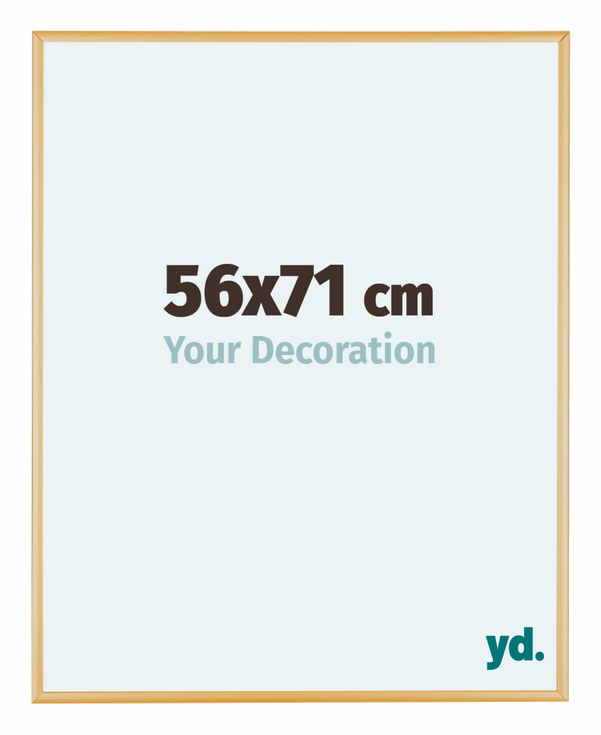 Your Decoration - Picture Frame 56x71 cm - Gold Vintage - Decorative Wall Frame in Aluminium with Antireflection - Frame 56x71 - Kent — image 1