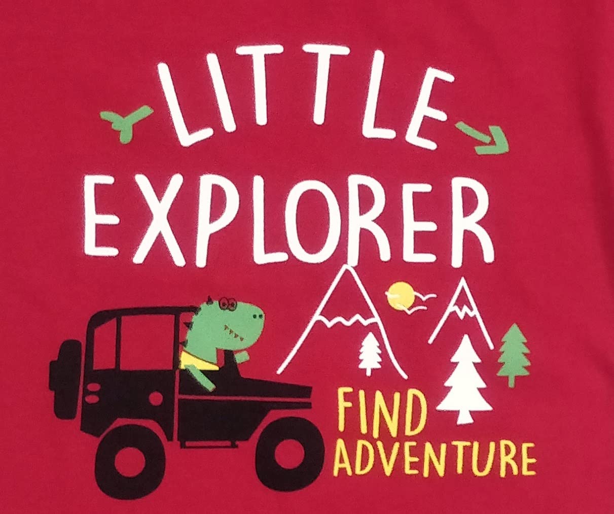 mininest Kids Unisex Graphic Printed Red Half Sleeve Cotton Tshirt & Blue Shorts(3-4 year) 3