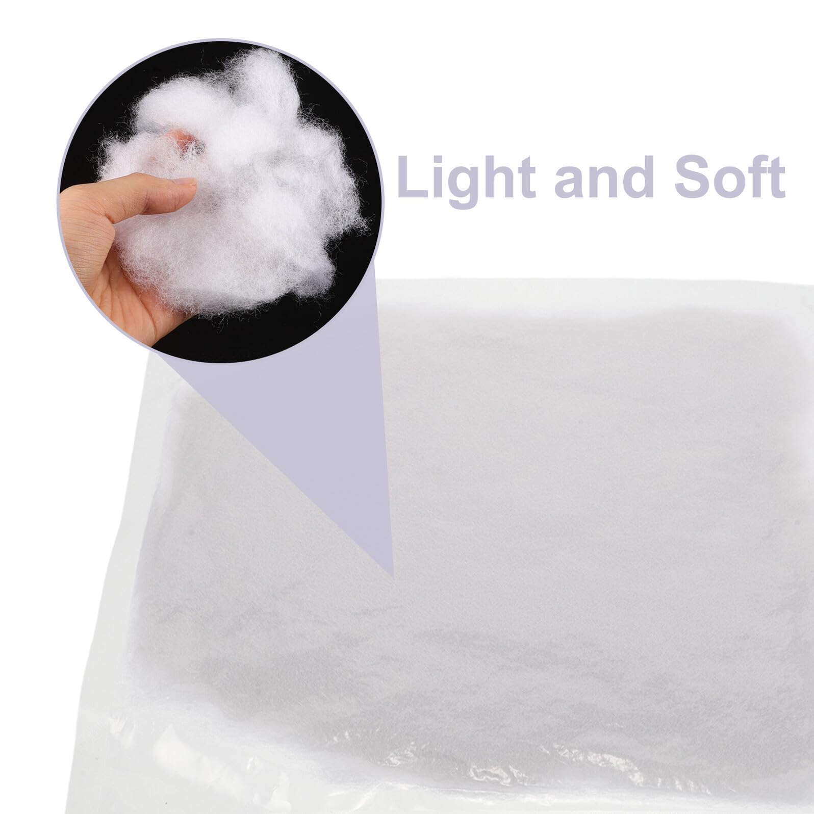 Relleno de Algodón para Manualidades y Elástica para Cojines Peluches y Almohadas para Proyectos DIY Mantén Forma y Comodidad