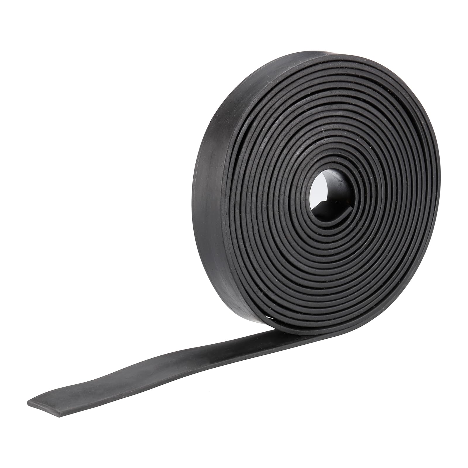 METALLIXITY Solid Rubber Strips (78.74" L x 0.79" W x 0.12" T) 1Pcs, Rubber Neoprene Sheet Rolls