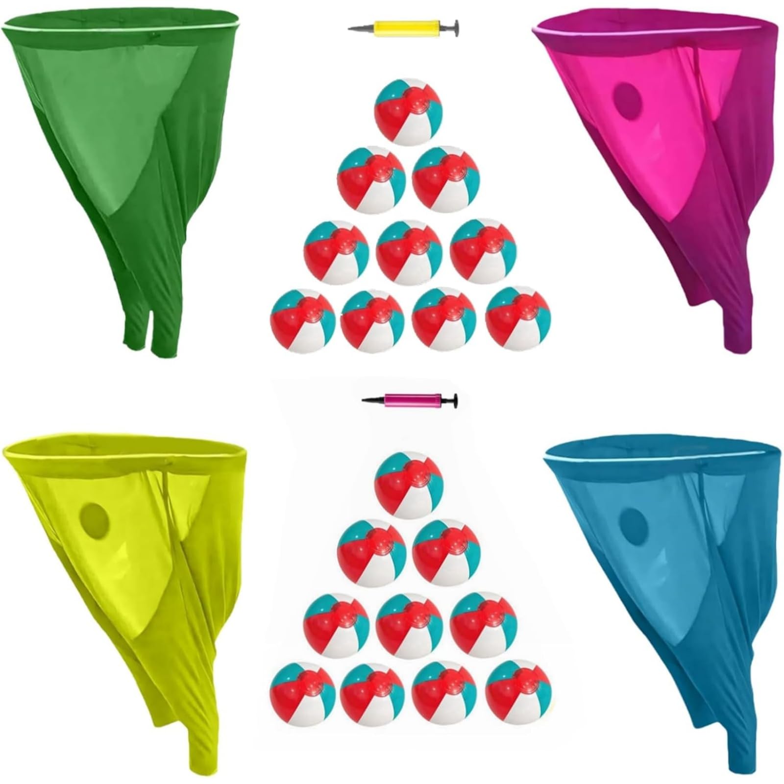 Granny Pants Yard Game per adulti e bambini, gioco di palla rimbalzante Granny Pants Outdoor Games con 10 palle rimbalzanti, pompa,Gioco Nonna Pants ideale per gruppi, riunioni di fa