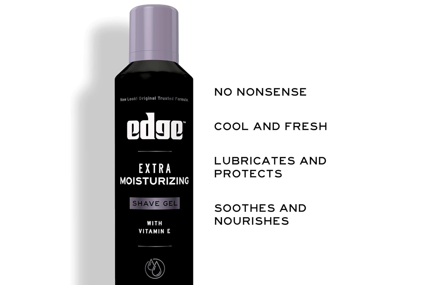 Edge Extra Moisturizing Shave Gel with Vitamin E, Shave Gel For Men That Moisturizes, Protects and Soothes To Help Reduce Skin Irritation, 7 oz, (Pack of 4)