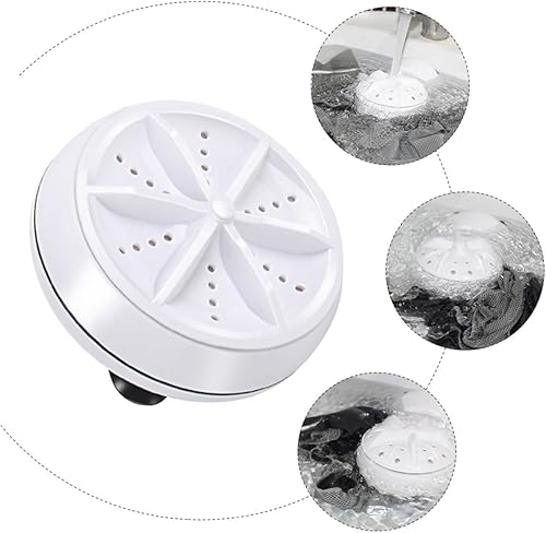 Miniatura 3 de Lavadora de ropa portátil de mini turbina con alimentación por USB, modo de lavado rápido para ropa interior, camping, apartamentos