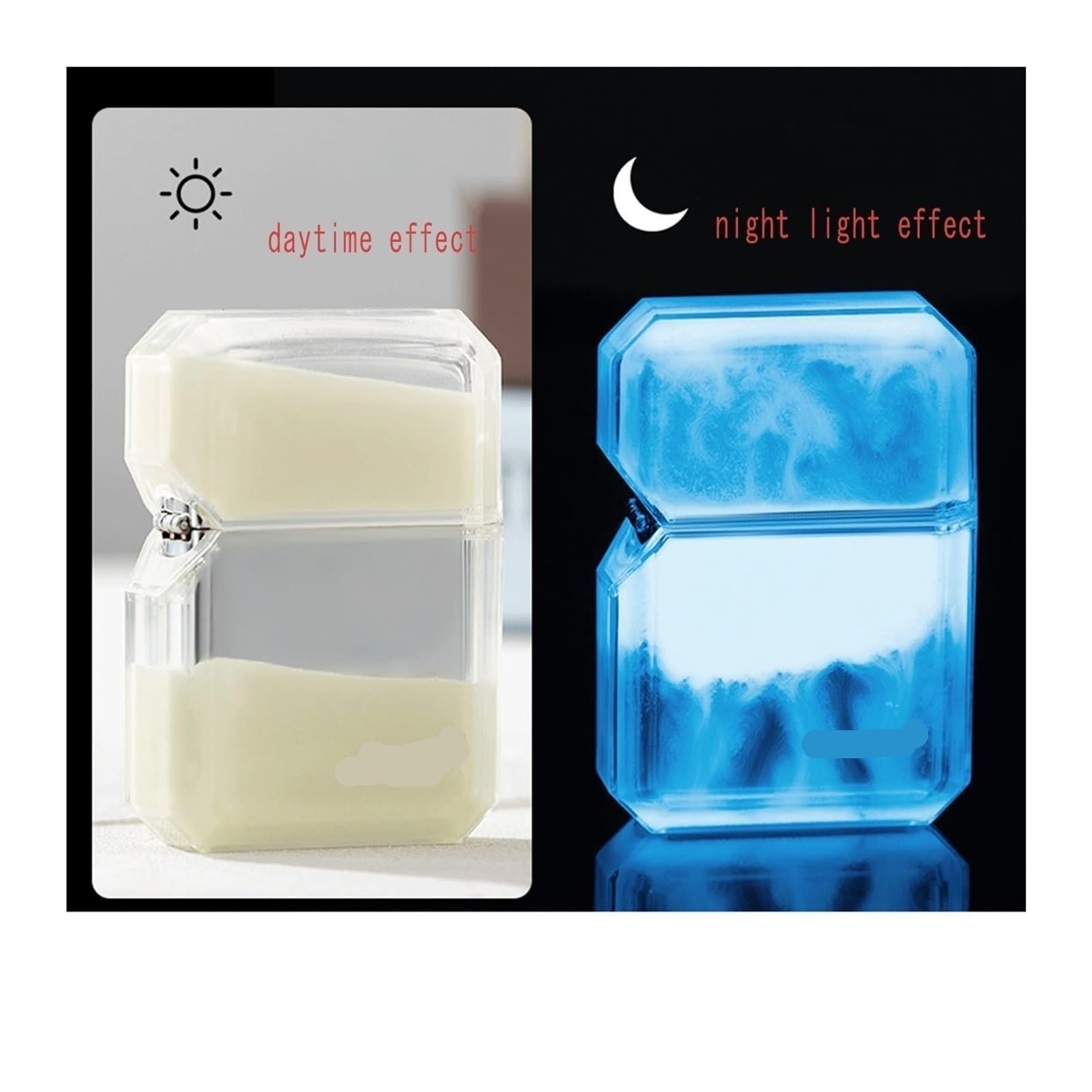 Amazon.com: GHFGHMN Quicksand Luminous Kerosene Lighter
