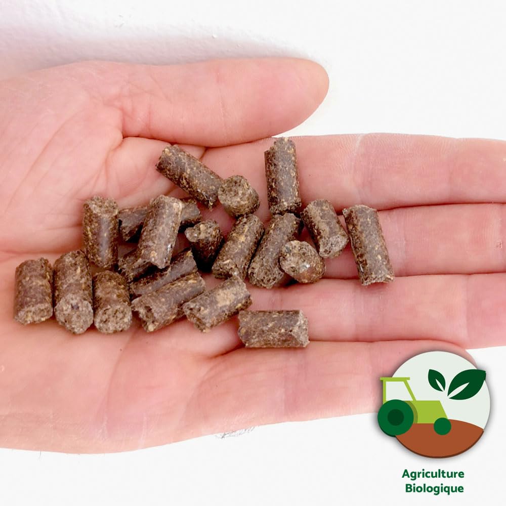 Tourteau de ricin granulés Seau 4 kg