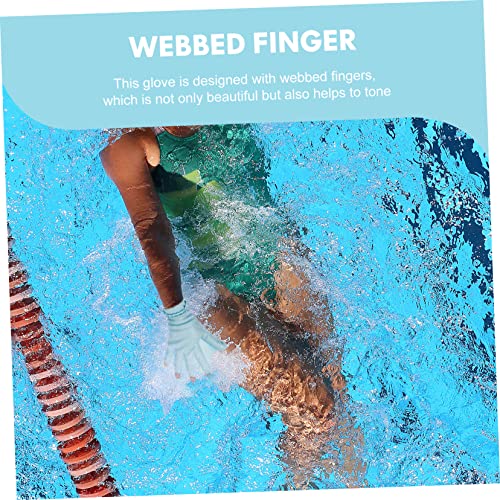 Guantes de natación ajustables Yardwe para fitness acuático y buceo unisex 2