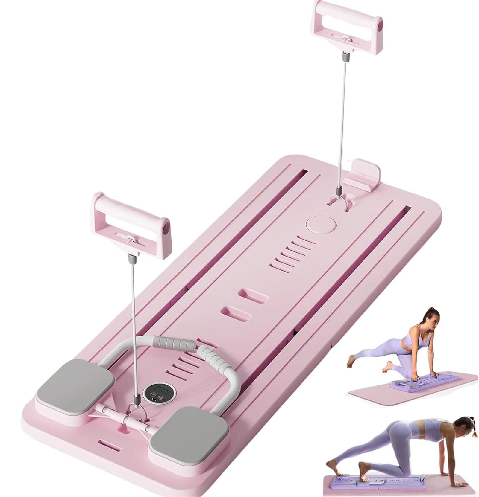 Zestaw desek Pilates Reformer Deska wielofunkcyjna do ćwiczeń mięśni brzucha Plank Trainer Automatic Rebound
