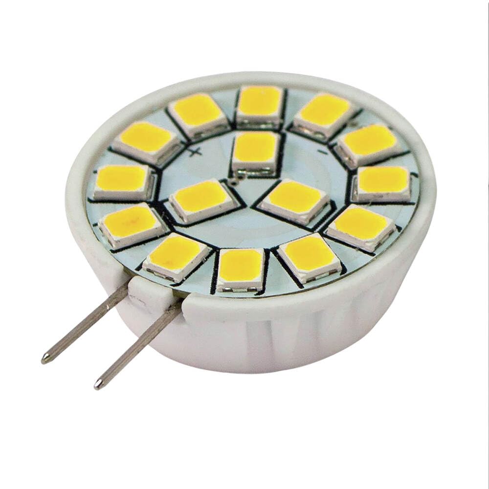 TIBELEC Ampoule LED G4 compatible spot 2W, 12V, 210 lumens, 3000K blanc-​chaud