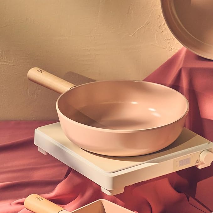 Neoflam FIKA Wok 30 cm Antiadherente con Tapa de Vidrio miniatura 4