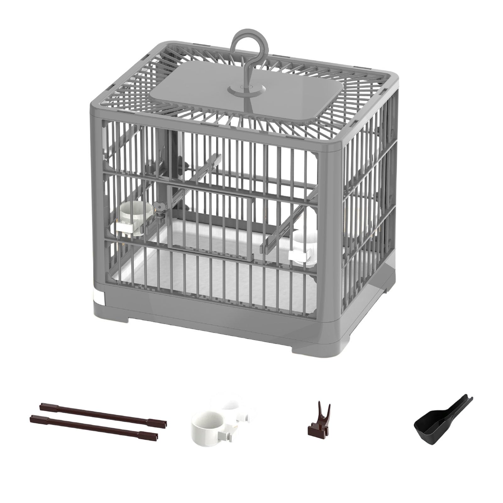Cage oiseaux voyage Generisch 2026 amovible et perche robuste ultra légère