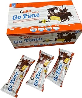 كيك ارت مغطس بالشكولاتة ومحشو بالكريمة جودة عالية علبة( 24قطعة)