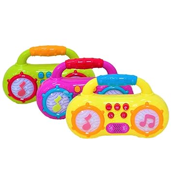 FunBlast Musical Radio Toy for Kids, Radio with Light & Sound Toy for Babies, Boys, Girls-1 Unit (Assorted Color)