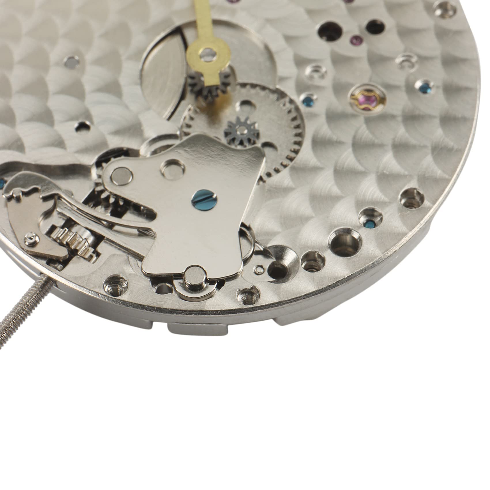 3 X Reloj mecánico de Cuerda Manual con Movimiento 6497 St36, Caja de Acero Inoxidable P29 de 44 mm, Compatible con Movimiento 6497, Color Plata.