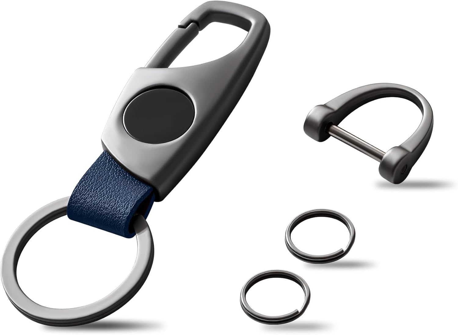 Amazon.com: Gkeygo Carabiner Keychain, Key Chains for Car Key with 2 ...