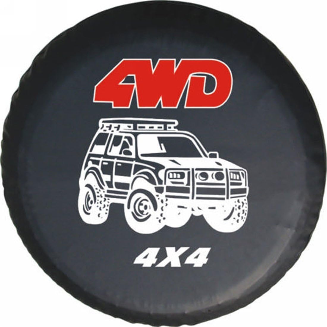 Universal Nero in pelle PVC Borsa per Pneumatici (4WD 4x4., 15" for Diameter 27''-29'')
