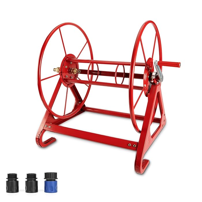 Buy Yunnix Garden Hose Reel Holder Heavy Duty Water Hose Reel Wall