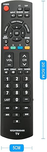 Miniatura 3 de N2QAYB000485 Reemplazo de control remoto para Panasonic 32" ~ 85" LED LCD Plasma Viera TV TC-42LD24 TC-42LS24 TC-42PS14 TC-54PS14 TH-32LRU5