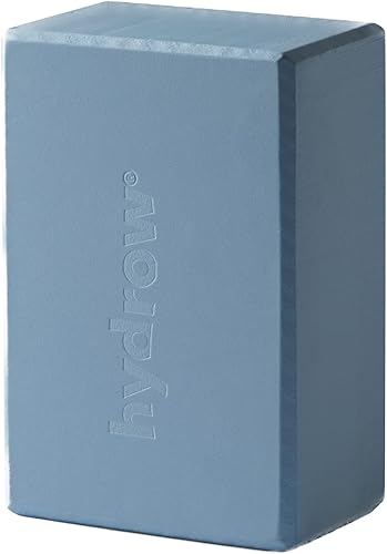 Miniatura 3 de Hydrow Bloques de yoga  Espuma EVA ligera y de apoyo para yoga, pilates, meditación, 9 x 6 x 4 pulgadas, azul