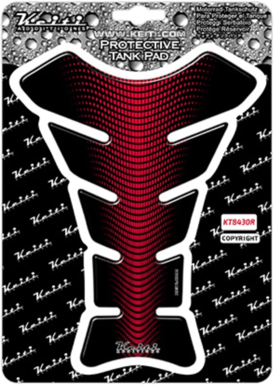 Keiti Universal Motorcycle Tank Pad Wave KT8430 (Red)