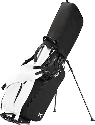 Miniatura 7 de KVV Lightweight Golf Stand Bag with 7 Way Full-Length Dividers, 5 Zippered Pockets, Automatically Adjustable Dual StrapsElegant Design
